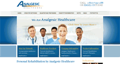 Desktop Screenshot of analgesichealthcare.com